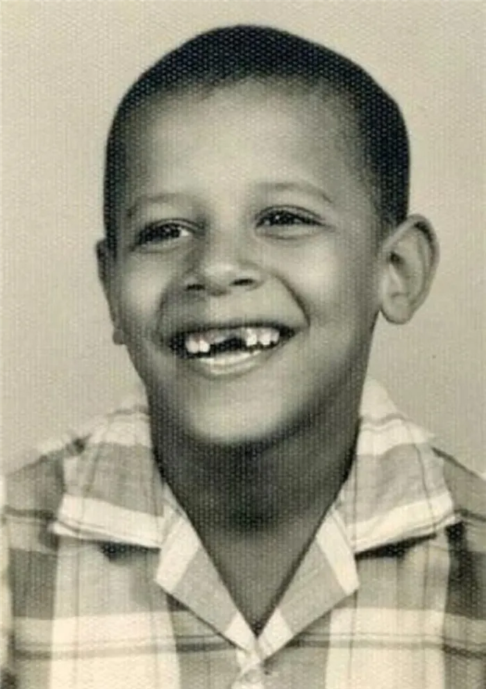 Барак Обама в детстве