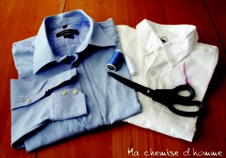 10 способов переделать мужскую рубашку в женскую модную одежду. Как из рубашки сделать платье. 3