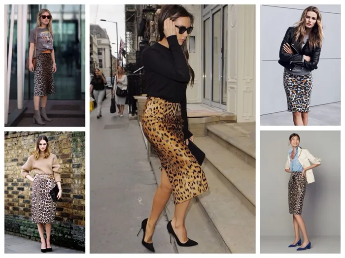 Хищный тренд в одежде 2022-2023: модные образы с леопардовым и змеиным принтом. С каким цветом сочетается леопардовый принт. 4