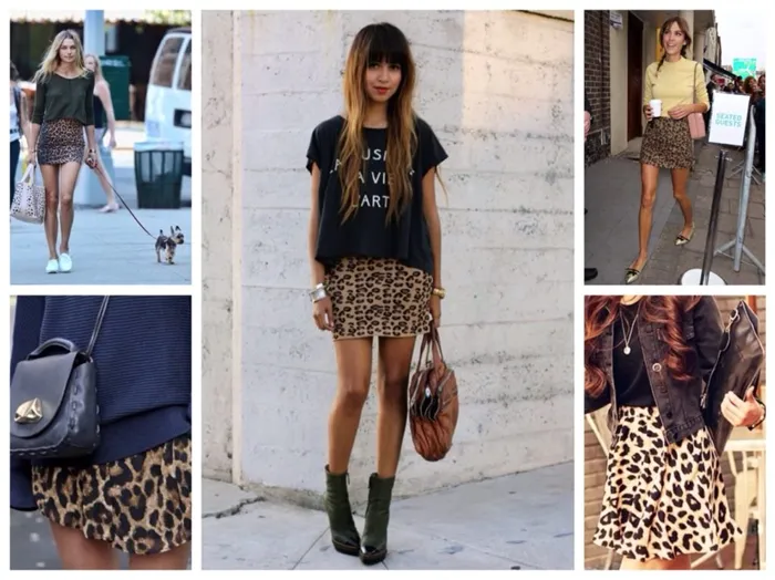 Хищный тренд в одежде 2022-2023: модные образы с леопардовым и змеиным принтом. С каким цветом сочетается леопардовый принт. 5