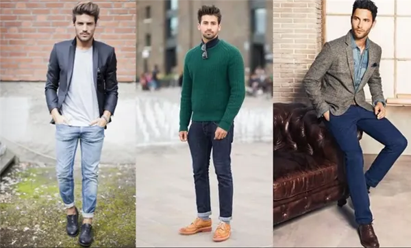 мужские джинсы подвернуть с чем носить