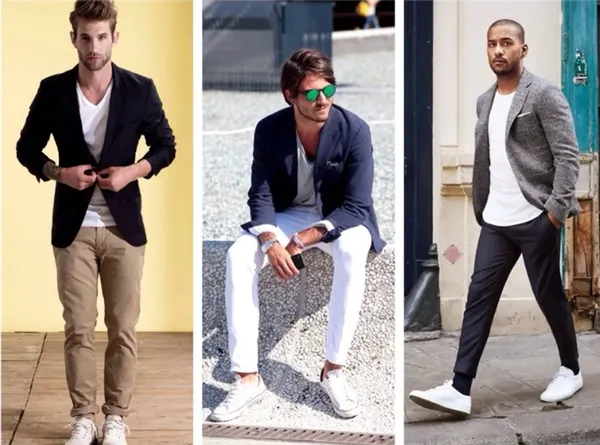мужские джинсы подвернуть стиль белые кроссовики