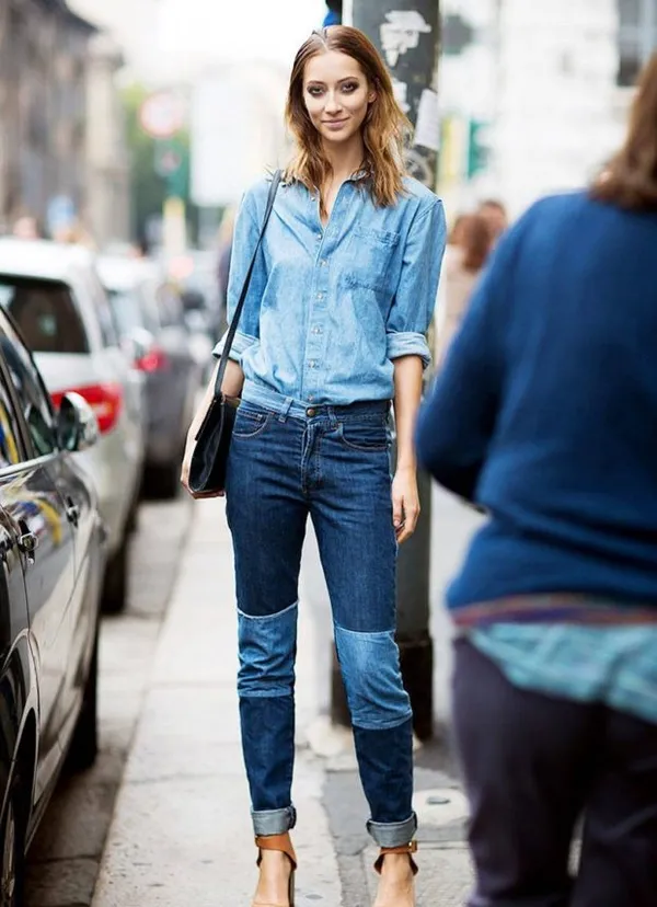 Потрясающие идеи женских джинс 2023-2024. Какие джинсы сейчас в моде. 5
