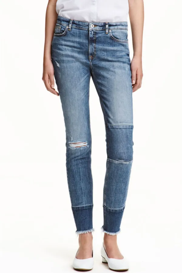 Потрясающие идеи женских джинс 2023-2024. Какие джинсы сейчас в моде. 10
