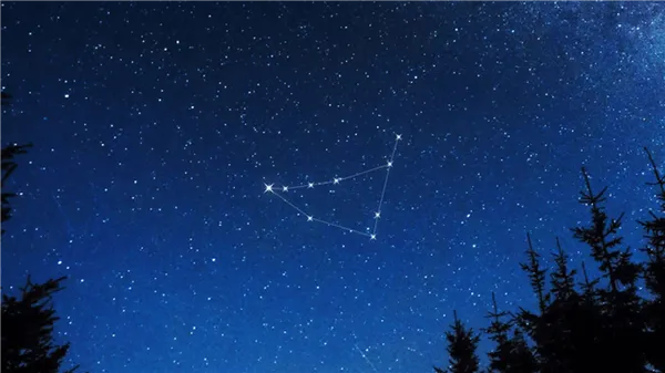 Созвездие Козерога в ночном небе