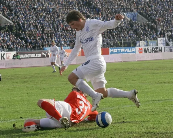 Андрей Аршавин в матче против «Спартака», 2008 г.