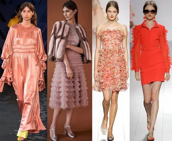 Модные тенденции в платьях года