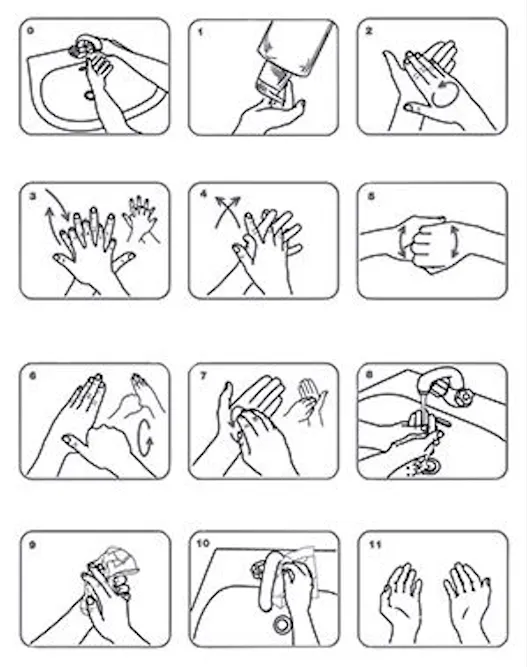 Рекомендации по правильному мытью рук и уходу за ними. Как правильно мыть руки. 4
