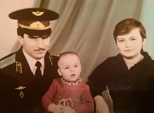 Анна Снаткина с родителями