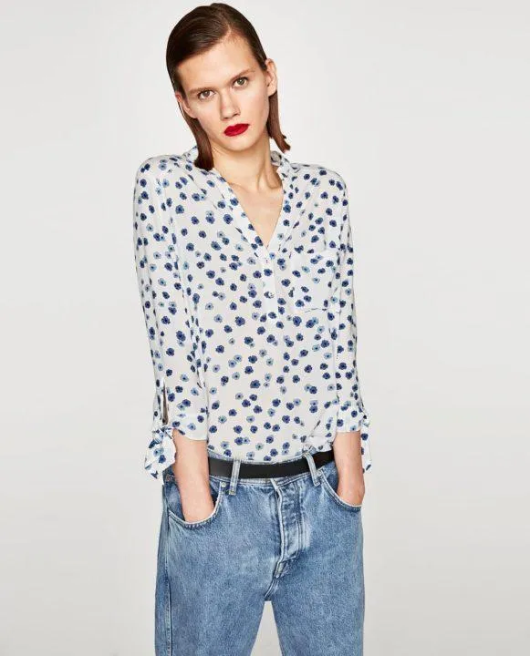 Рубашка с джинсами: фото-идеи для модных образов. Как носить рубашку с джинсами женщине. 42