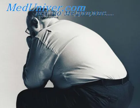 мужское ожирение - большой живот