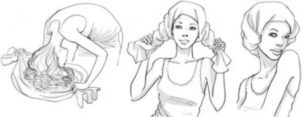 кудрявый метод сушки волос плопинг