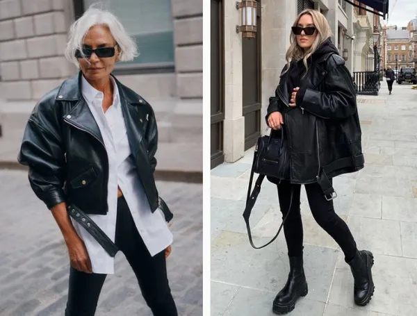 Модные женские кожаные куртки – Весна 2023: 9 самых модных тенденций. Какие кожаные куртки в моде 2023 женские. 6