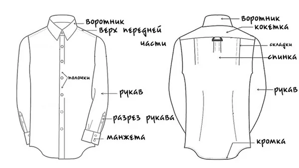 Анатомия рубашки