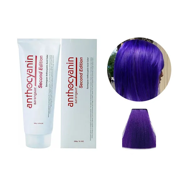 Краска для волос Anthocyanin V02 Blue Violet пурпурная