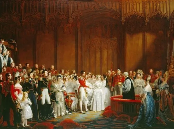 Свадьба королевы Виктории, 10 февраля 1840 года, Джордж Хейтер (1840)
