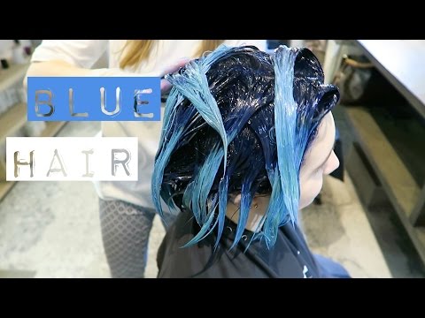 Как покрасить волосы в синий цвет — Техника окрашивания и идеи образов. Как покрасить волосы в синий цвет 13