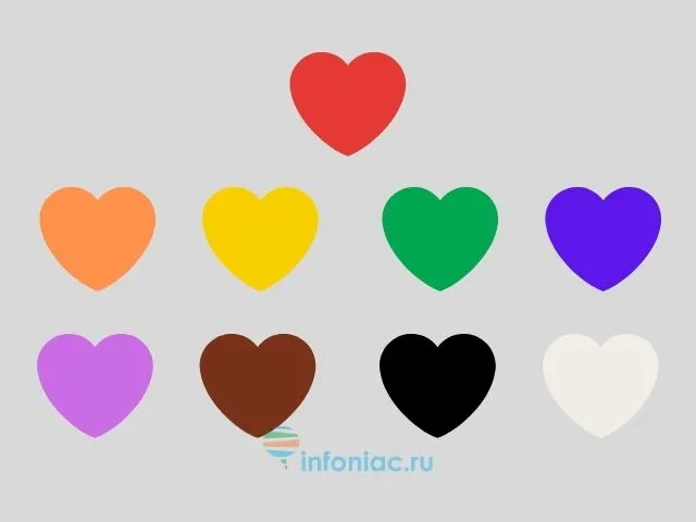Знали ли вы значение разных цветов смайликов сердечек. Что означает белый сердечко 28