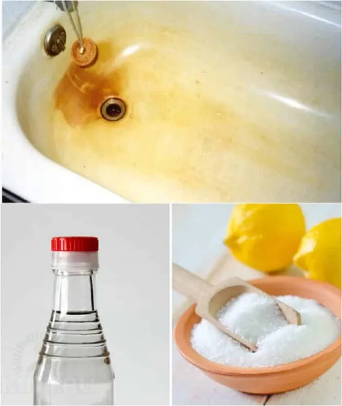 Как избавиться от ржавых потеков на ванной. Как убрать ржавчину с ванны в домашних условиях быстро и эффективно 29