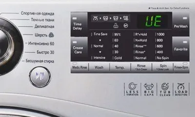 Как расшифровывается ошибка UE стиральной машины LG, как ее устранить. Ошибка ue на стиральной машине lg при отжиме что делать 45