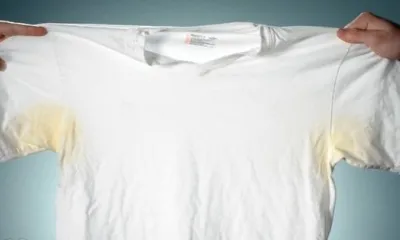 ТОП-10 способов, как отстирать белые футболки от желтых пятен пота. Как отбелить желтые подмышки на белой футболке 24