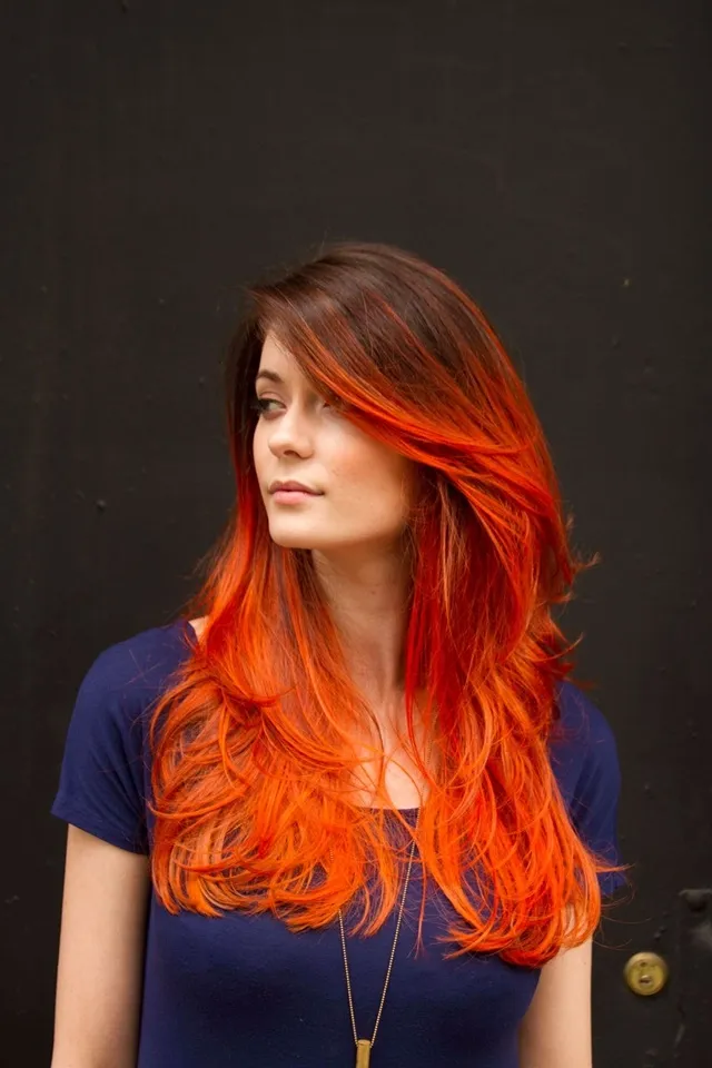 Окрашивание рыжих волос: техники и оттенки. В какой цвет можно покрасить рыжие волосы. 22