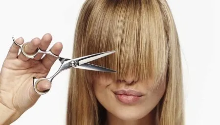 Челка-шторка: как подстричь и уложить, советы стилиста. Как подстричь модную челку. 44